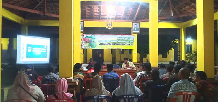 Panitia Pilkades adakan BIMTEK KPPS