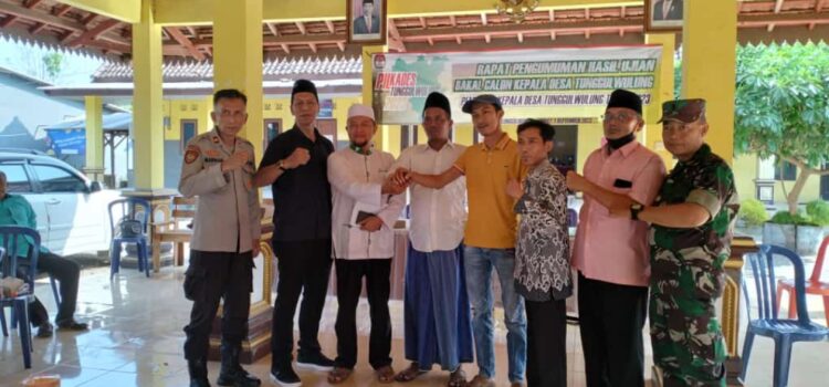 Rapat Pengumuman Hasil Tes bakal Calon Kades Tunggul Wulung