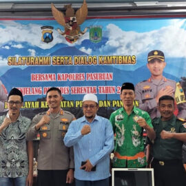 Silaturahmi Serta Dialog Kamtibmas Jelang Pilkades Serentak Tahun 2023 bersama KAPOLRES Pasuruan